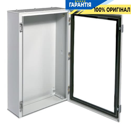Шафа металева Hager FL171A Orion Plus, IP65, прозорі двері, 800X500X200мм