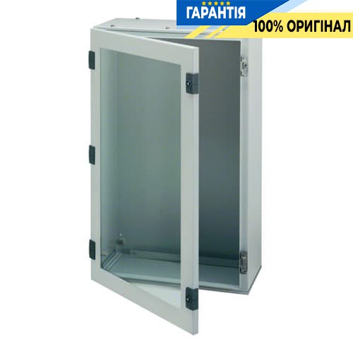Шафа металева Hager FL170A Orion Plus, IP65, прозорі двері, 650X500X250мм