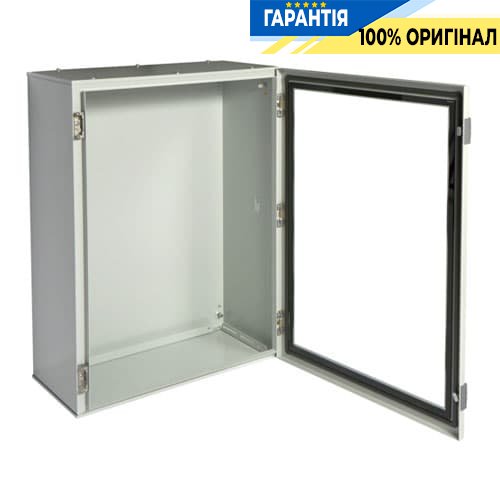 Шафа металева Hager FL174A Orion Plus, IP65, прозорі двері, 800X600X300мм