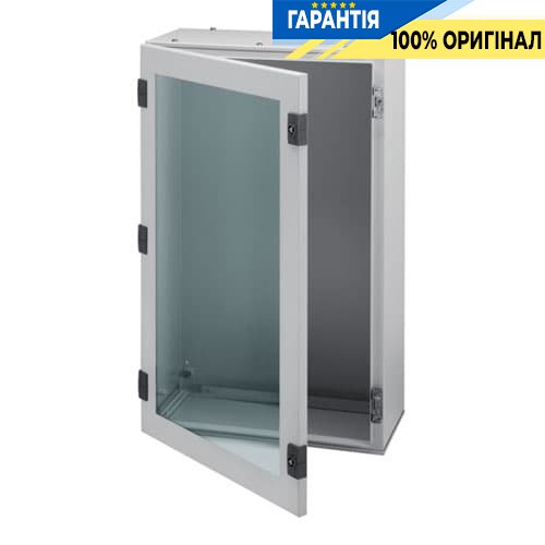 Шафа металева Hager FL155A Orion Plus, IP65, прозорі двері, 350x300x200мм