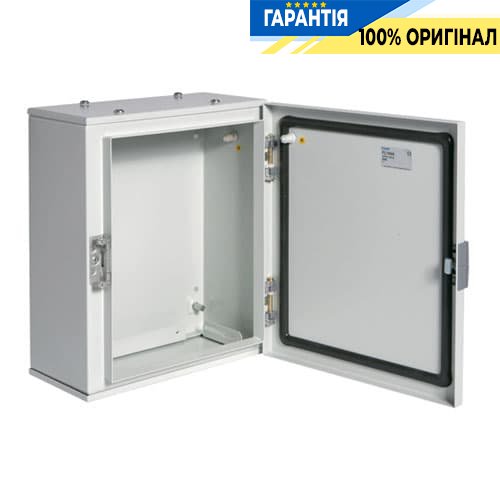 Шафа металева Hager FL104A Orion Plus, IP65, непрозорі двері, 350x300x160мм