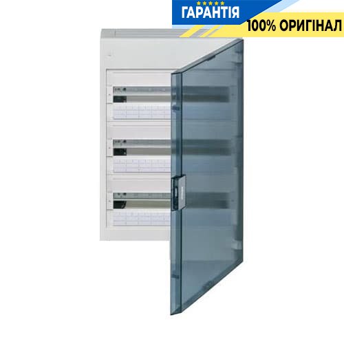 Щит розподільчий Hager Vega VB318TB накладний 54 модуля 3-рядний (прозорі двері)