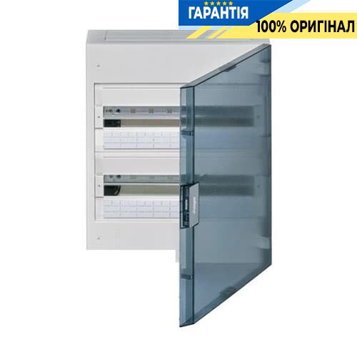 Щит розподільчий Hager Vega VB218TB накладний 36 мод. 2-рядний (прозорі двері)