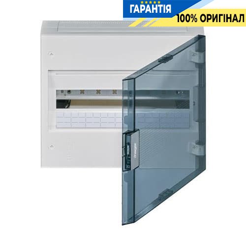Щит распределительный Hager Vega VB118TB накладной 18 мод., IP40 (прозрачные двери)