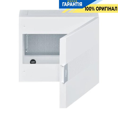 Щит накладний для ММ-обладнання Hager Vega VB118MP 1-рядний, білі двері