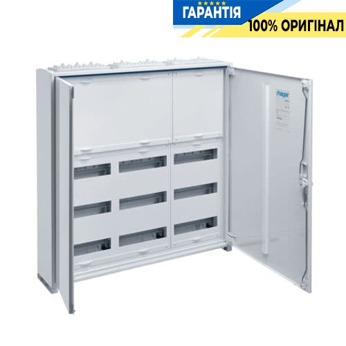 Щит Hager Univers FWB53N IP44/II 800x800x161мм на 108 мод. (с блоком для клемм)