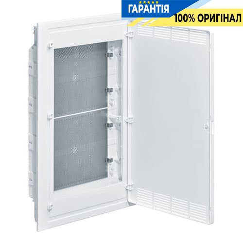 Мультимедийный щит 4-ряда, Hager Golf VF418PZF, дверь перф. внутренний монтаж