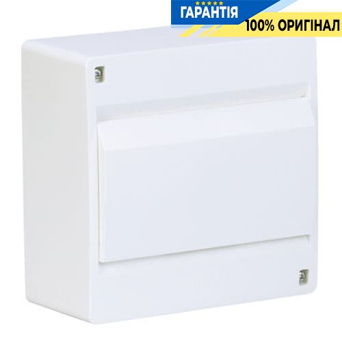 Внешний щит Hager Cosmos VD106PD 6 мод. с белой дверцой