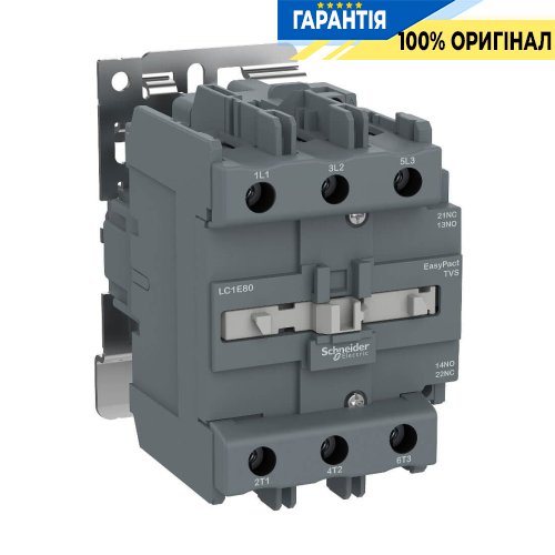 Контактор 3-полюсный - «EasyPact» 80 А, 230V~ Schneider Electric LC1E80M5