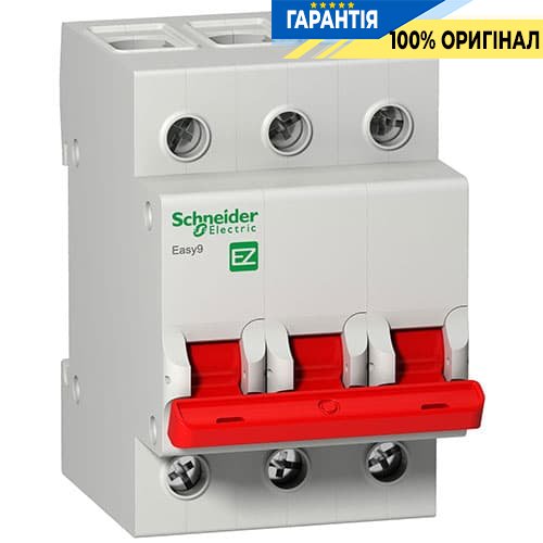 Выключатель нагрузки Easy9 3-полюса 40 А 400 V Schneider Electric EZ9S16340