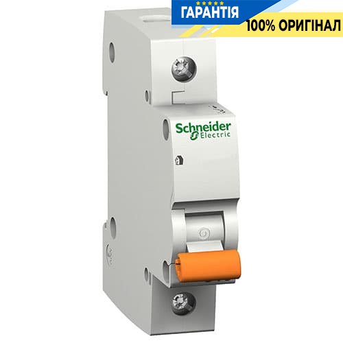 Автоматичний вимикач Schneider Electric 11208 "Домовий" ВА 63, 1P, 50A, C