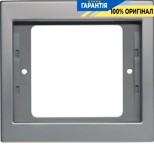 Рамка 1-а, нержавіюча сталь, K.5, Berker 13137004