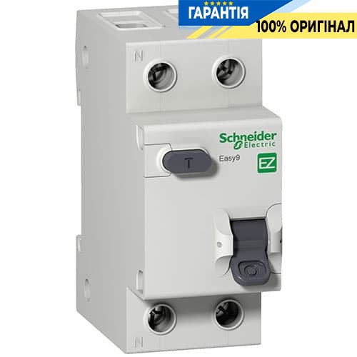 Дифавтомат Easy9 1-фазний, 16 А / 30mA, тип «AC», хар-ка «C» Schneider Electric EZ9D34616