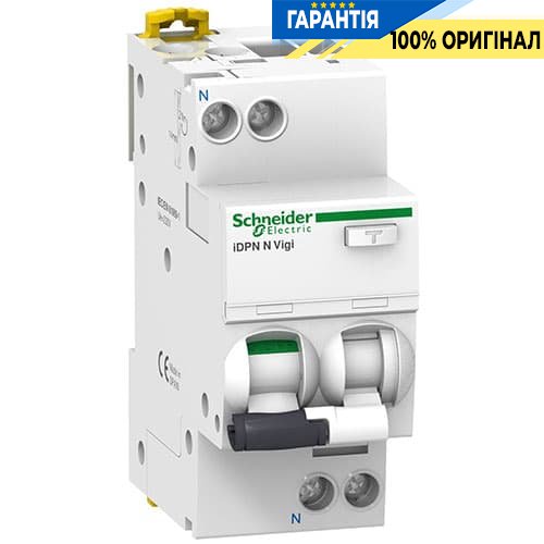 Дифавтомат Schneider Electric Acti9 - «iDPN N VIGI» 1P+N, С16/0,03A AC A9D31616