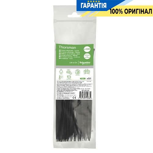 Хомут кабельный Thorsman 200х2.5 черный (100шт) Schneider Electric IMT46258