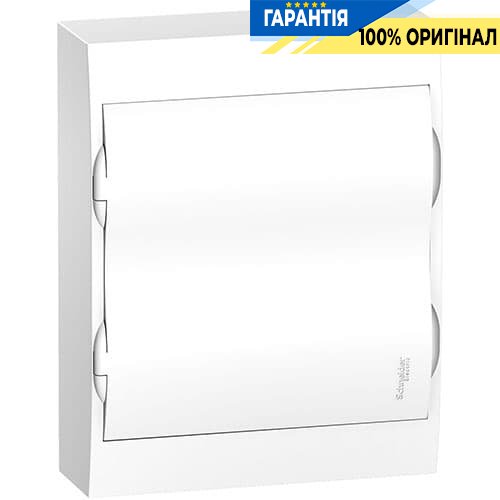 Щит пластиковий навісний 2 ряди по 12 мод. Easy9 "Білі двері" Schneider Electric EZ9E212P2S