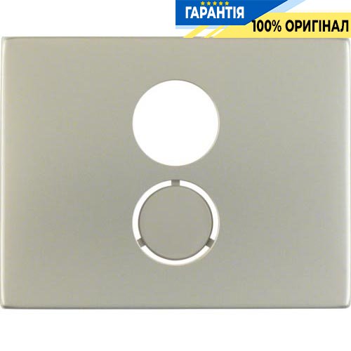 Накладка для розеток громкоговорителей, полярная белизна, «K.5» Berker 11847004