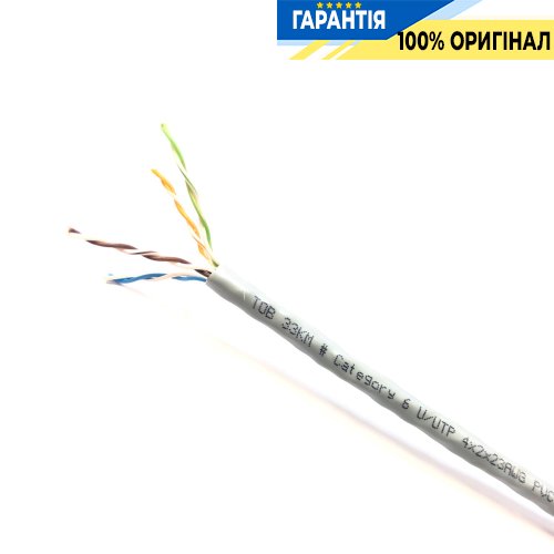 Кабель вита пара ЗЗКМ — Cat 6 U/UTP 4х2х23 AWG Data