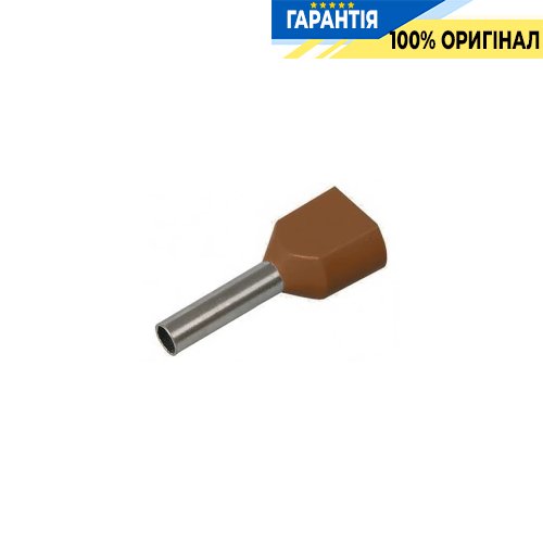Наконечник-гильза IEK UTE10-4-D2-4-100 НГИ2 1,5-8 (коричневый, 20шт)