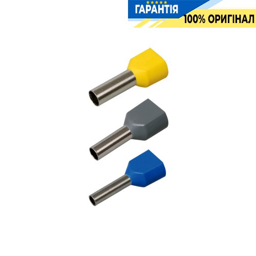 Наконечник-гильза IEK UTE10-D2-1-100 НГИ2 0,75-10 с изол фланцем (100 шт/упак)