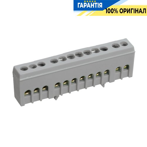 Шина L «фаза» в корп. изол. на DIN-рейку ШНИ-6х9-12-К-Ср IEK, (YNN10-69-12KD-K02)