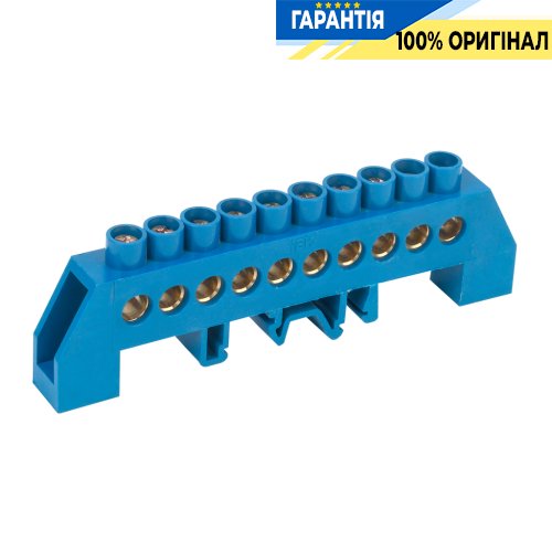 Шина N «ноль» в комб. DIN-изол. тип «Стойка» ШНИ-8х12-10-КС-C IEK, (YNN10-812-10DP-K07)