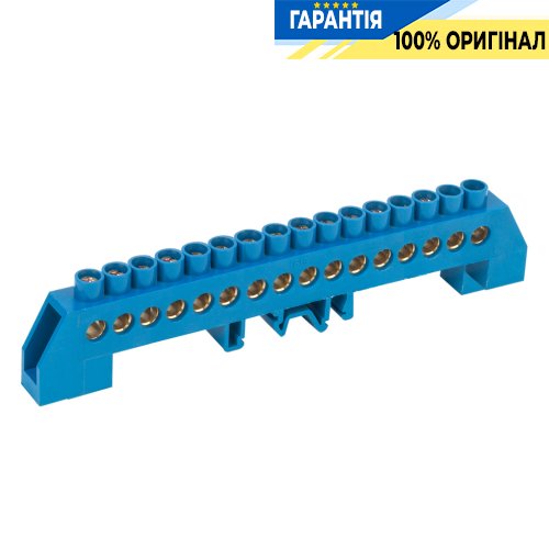 Шина N «ноль» в комб. DIN-изол. тип «Стойка» ШНИ-8х12-16-КС-C IEK, (YNN10-812-16DP-K07)