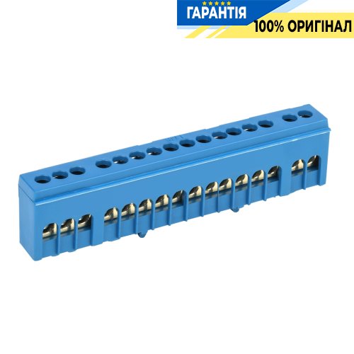 Шина N «ноль» в корп. изол. на DIN-рейку ШНИ-6х9-16-К-C IEK, (YNN10-69-16KD-K07)