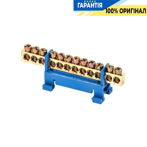 Шина N «ноль» на DIN-изол. тип «Стойка» ШНИ-6х9-12-С-C IEK, (YNN10-69-12P-K07)