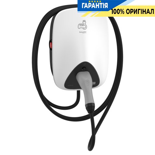 Зарядна станція Schneider Electric серія EVlink Home Smart EVH4S03NC, 1P+N, приєднаний кабель 5м, 3,7 кВт, 16А, з RDC-DD