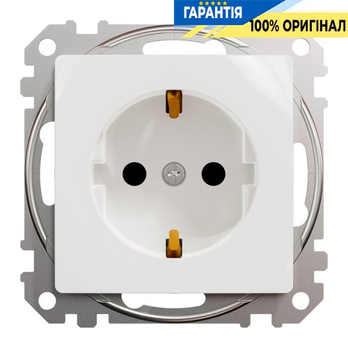 Розетка зі шторками Schneider Electric «Sedna Design» SDD111022, колір - білий