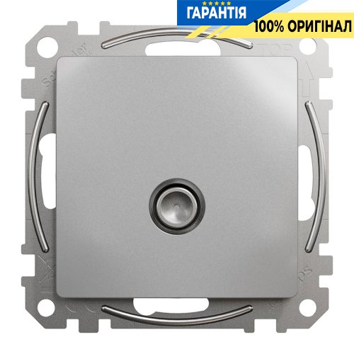 Розетка TV кінцева 4дб Schneider Electric Sedna Design SDD113471, колір - алюміній