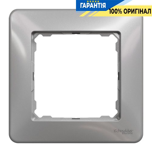 Рамка 1-місна Schneider Electric Sedna Design SDD313801, колір - алюміній