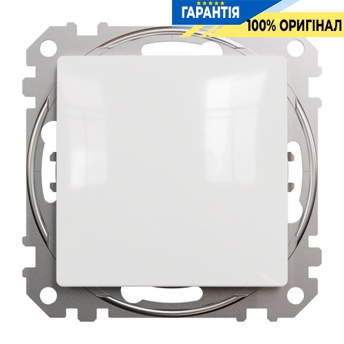 Кнопковий перемикач 1-кл Schneider Electric Sedna Design SDD111116, колір - білий