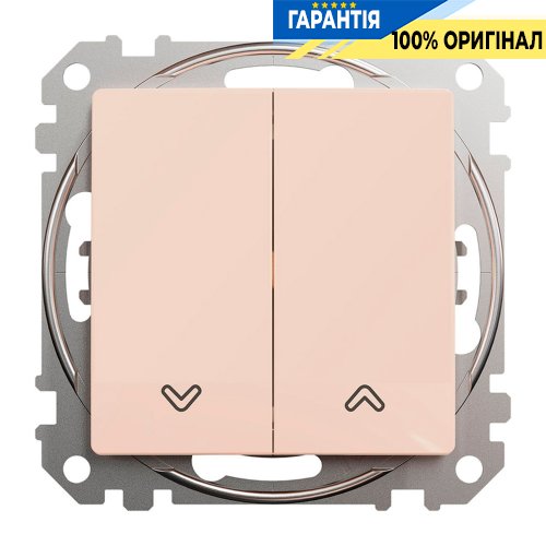 Вимикач для жалюзі 2-кл Schneider Electric «Sedna Design» SDD112104, колір - бежевий