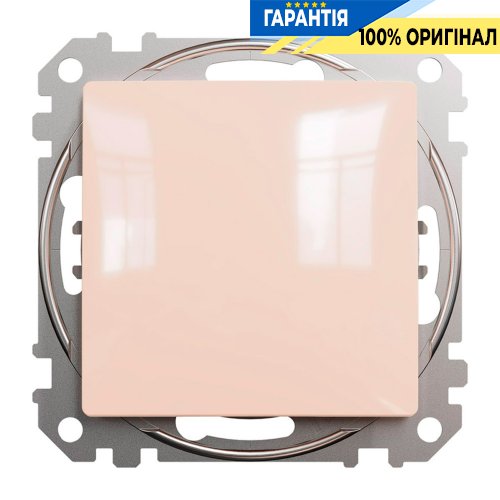 Кнопковий перемикач 1-кл Schneider Electric Sedna Design SDD112116, колір - бежевий