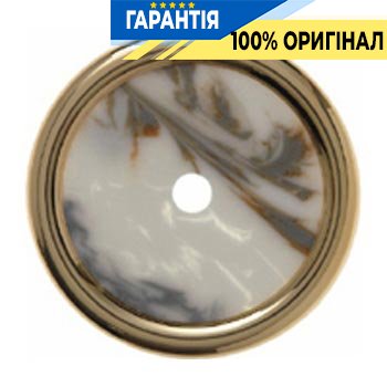 Декоративна накладка для поворотних вимикачів, білий декор під мармур, Berker 109010