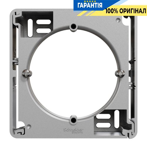 Коробка для поверхневого монтажу 1-пост Schneider Electric «Sedna Design» SDD113901, колір - алюміній