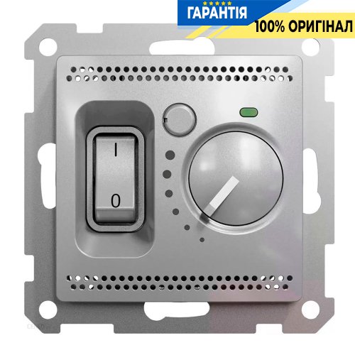 Термостат для теплої підлоги 16A Schneider Electric Sedna Design SDD113507, колір - алюміній