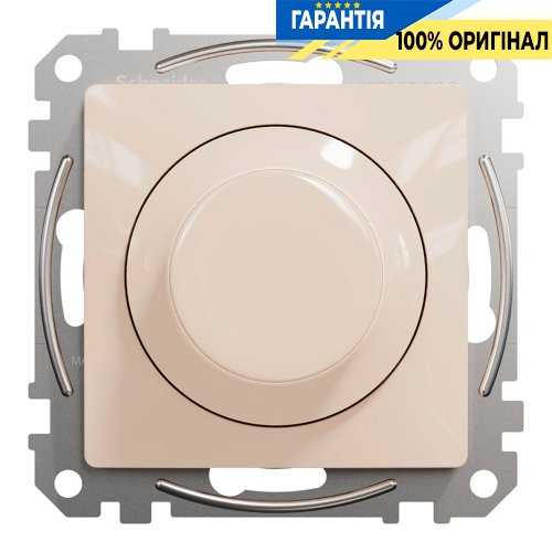 Поворотний димер для LED RC 3-370Вт Schneider Electric Sedna Design SDD112501, колір - бежевий