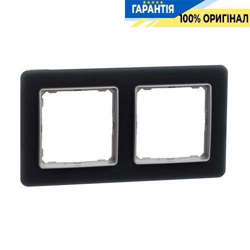 Рамка 2-местная Schneider Electric «Sedna Elements» SDD362802, цвет - стекло матовое