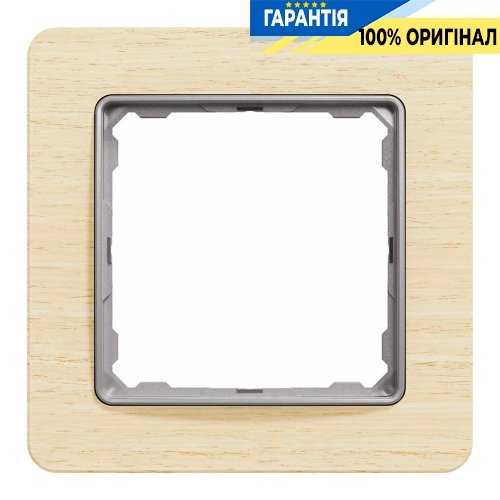 Рамка 1-местная Schneider Electric «Sedna Elements» SDD380801, цвет - береза