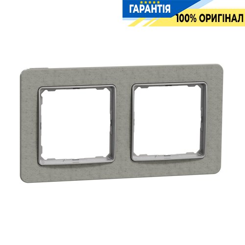 Рамка 2-місна Schneider Electric Sedna Elements SDD390802, колір - бетон