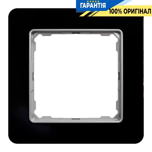 Рамка 1-місна Schneider Electric Sedna Elements SDD361801, колір - чорне скло