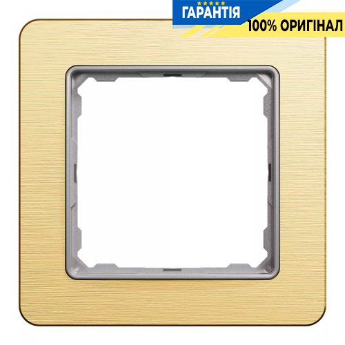 Рамка 1-местная Schneider Electric «Sedna Elements» SDD371801, цвет - матовое золото