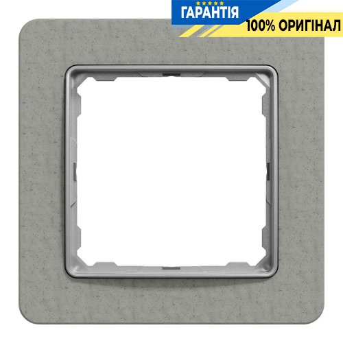 Рамка 1-местная Schneider Electric «Sedna Elements» SDD390801, цвет - бетон