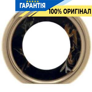 Декоративная рамка 1-местная, промежуточная, черный декор под мрамор Berker 109312
