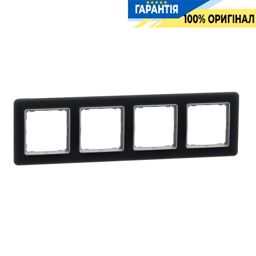Рамка 4-місна Schneider Electric Sedna Elements SDD362804, колір - скло матове