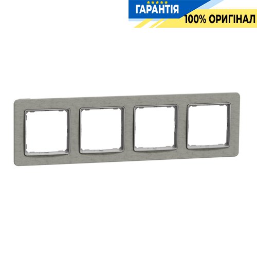 Рамка 4-місна Schneider Electric Sedna Elements SDD390804, колір - бетон