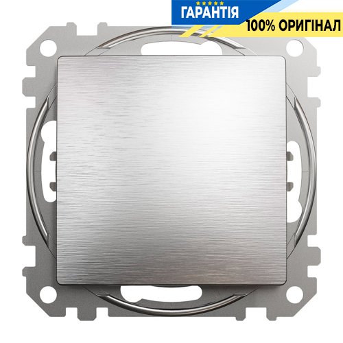 Переключатель 1-кл Schneider Electric «Sedna Elements» SDD170106, цвет - матовый алюминий